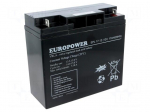 Re-battery: acid-lead | 12V | 17Ah | AGM | maintenance-free | EPL