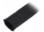 Braid | &Oslash;Braid : 16&divide;19mm | PET,polyester | black | Helagaine Twist-In