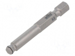 Screwdriver bit | hex key,spherical | HEX 5mm | 1/4" | PROFESSIONAL