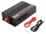 Converter: DC/AC | 2500W | Uout: 230VAC | 21&divide;28VDC | Ppeak: 5000W | 24V