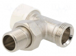 Thermostatic valve | Ext.thread: G 3/4" + G1/2" | angular