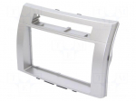 Radio frame | Toyota | 2 DIN | silver