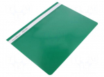 Document wallet | A4 | green | PVC