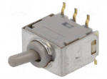 Switch: toggle | Pos: 2 | DPDT | ON-ON | 0.1A/28VAC | 0.1A/28VDC | G3T