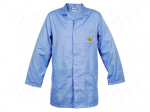 ESD,unisex | blue | M | 1&divide;100M&Omega; | cotton,polyester,carbon fiber | coat