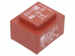 Transformer: encapsulated | 10VA | 230VAC | 18V | 18V | 278mA | 278mA | PCB