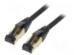 Patch cord | S/FTP | Cat: Cat 8 | RJ45 plug,both sides | stranded | Cu