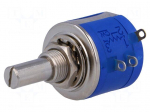 Potentiometer: shaft | multiturn | 2k&Omega; | 2W | &plusmn;5% | 6.35mm | linear