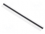 Connector: pin strips | pin header | male | PIN: 40 | soldering,THT