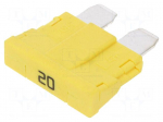 Fuse: fuse | 20A | 250VAC | 58VDC | automotive | 19mm | UNIVAL
