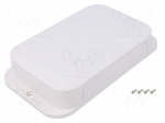 Enclosure: with panel | with fixing lugs | PFF | X: 120.4mm | Z: 35mm