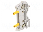 Splice terminal: rail | Entrelec | 300V | for DIN rail mounting