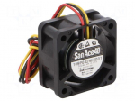 Fan: DC | axial | 24VDC | 40x40x20mm | 13.98m3/h | 35dBA | ball | 8300rpm