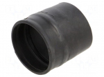 Heat shrink boot | glueless,straight | 13mm | L: 38mm | black | RAYCHEM