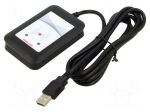 RFID reader | 4.3&divide;5.5V | USB | antenna | Range: 100mm | 88x56x18.5mm