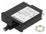 Circuit breaker | Urated: 240VAC | 28VDC | 0.3A | SPST | Poles: 1 | screw