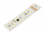 LED tape | white cold | 2835 | LED/m: 240 | 20mm | white PCB | IP20 | 120&deg;