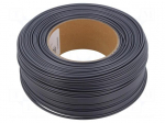 Filament: PLA | 1.75mm | grey | 185&divide;225&deg;C | 1kg | Table temp: 40&divide;60&deg;C