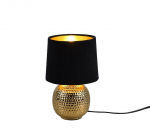 Trio Sophia table lamp E14 black/gold gaismeklis R50821002 4017807524383