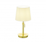 Trio Lyon table lamp E27 matt brass gaismeklis 509100108 4017807398557