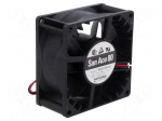 Fan: DC | axial | 12VDC | 80x80x38mm | 153m3/h | 51dBA | ball | 6300rpm