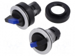 Switch: rotary | 22mm | Stabl.pos: 3 | depending on the holder | IP65