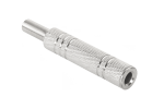 Helis&uuml;steemid ja tarvikud // Heli pistikud, pesad ja &uuml;hendused // Gniazdo Jack 6,3 mm stereo, metalowy, niklowany