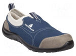Shoes | Size: 36 | grey-blue | cotton,polyester | with metal toecap