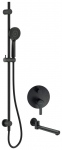 Concealed shower set with bath spout