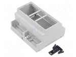 Enclosure: for DIN rail mounting | Y: 90mm | X: 106mm | Z: 58mm | PPO