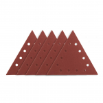 T&ouml;&ouml;riistad ja m&otilde;&otilde;teseadmed // Liivapaber | Lihvimis- ja poleerimisabratsiivid // Papier ścierny na rzep K180, tr&oacute;jkątny z 12 otworami, 5szt do szlifierki 59G264