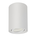 LED valgustus // Valgustid uutest tarnetest // Tuba / oprawa natynkowa Maclean, punktowa, halogenowa, okrągła, aluminiowa, GU10, 80x115mm, kolor biały, MCE422 W