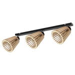 Uued tooted // DELOS 3P E27, oprawa ścienno-sufitowa, max. 3x60W, czarna, drewno