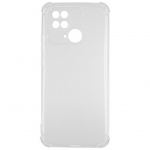 Back panel cover Evelatus Xiaomi Redmi 10C / C40 Military Shockproof Silicone Case TPU Transparent