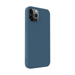 Back panel cover iLike Apple iPhone 12 Pro Max Nano Silicone case Midnight Blue