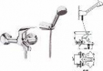 Bath faucet 1062 with set PANTHER, Faris