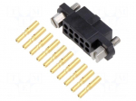Connector: wire-wire/PCB | plug | female | PIN: 10 | Datamate J-Tek | 3A