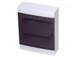 Enclosure: for modular components | IP40 | white | No.of mod: 24