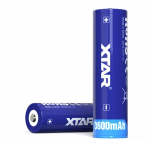 Aku 18650 3600mAh koos kaitsega XTAR