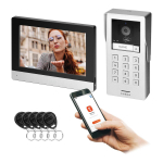 Uued tooted // GAYD, zestaw wideodomofonowy jednorodzinny, 2-żyłowy, 8", Wi-Fi, ekran dotykowy, 2MP Full HD, RFID, szyfrator