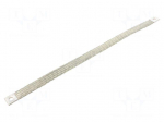 Braids | earthing tape | W: 20mm | 25mm2 | &Oslash;1: 9mm | &Oslash;2: 9mm | 135A | L: 400mm