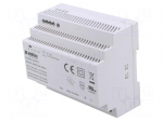 Power supply: switching | for DIN rail | 153.6W | 48VDC | 3.12A | 3kV
