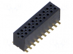 Connector: pin strips | socket | male | PIN: 20 | vertical | SMT | 1.27mm