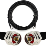 Rangeful N Male / N Male Hex 10m IP67 koaksiaalkaabel &mdash; elastne HF-400-UF (vastab LMR400 UF UltraFlex) HF400-NMH-NMH-10