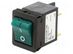 Circuit breaker | Urated: 240VAC | 60VDC | 10A | DPST | Poles: 2 | SNAP-IN