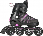 NILS EXTREME NH11912 A 2IN1 SKATES BLACK/PINK SIZE. S (31-34) WITH INTERCHANGEABLE HOCKEY SKATES