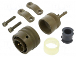 Connector: military | plug | male | PT/451 | 13A | 600V | PIN: 3 | straight