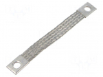 Braids | earthing tape | 16mm2 | &Oslash;1: 9mm | &Oslash;2: 9mm | 120A | L: 0.13m
