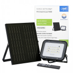 PNI GreenHouse WS50 50W LED reflector with solar panel, 6000mAh battery, remote control, adjustable timing and brightness, 6500 K, IP65