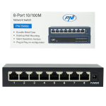 Switch PNI SW08 with 8 ports 10/100Mbps metal case